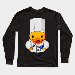 Chef Rubber Duck Long Sleeve T-Shirt